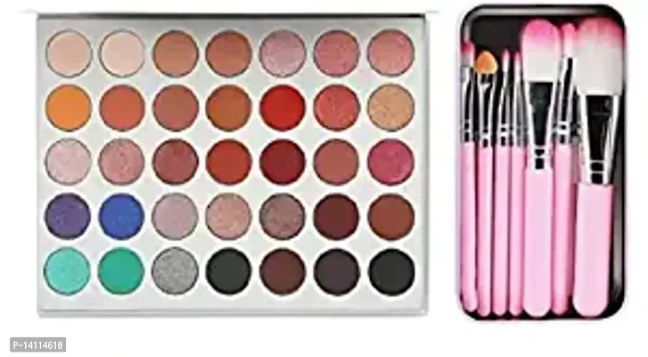 Stylish Fancy Eyeshadow And Makeup Brush Set For Women. For Women And Girls-thumb0