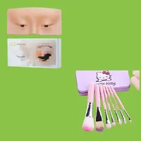 Eyeshadow dummy and Makeup Brush Set.-thumb1