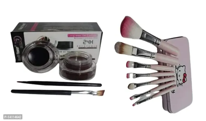 Stylish Fancy Eye Liner And Makeup Brush Set For Women For Women And Girls