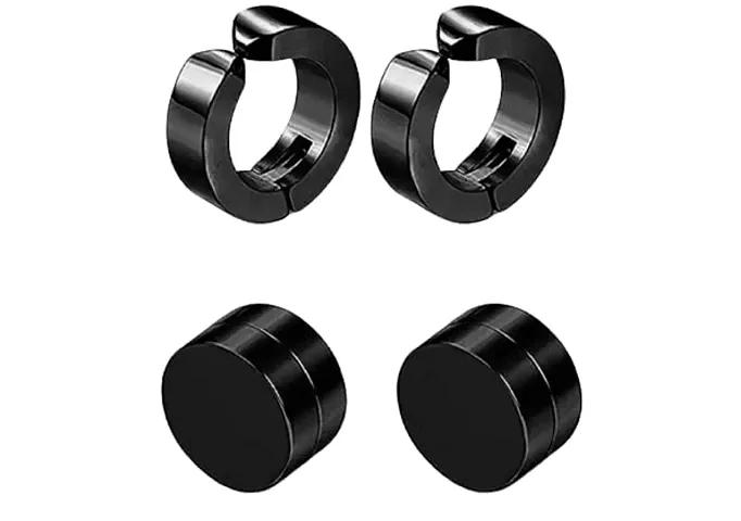 Magnetic Men Earring Combo Color.