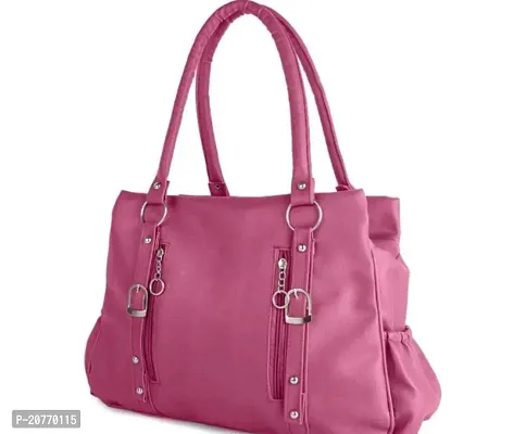 Stylish Pink Polyester  Handbags For Women