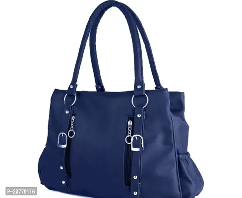 Stylish Navy Blue Polyester  Handbags For Women-thumb0