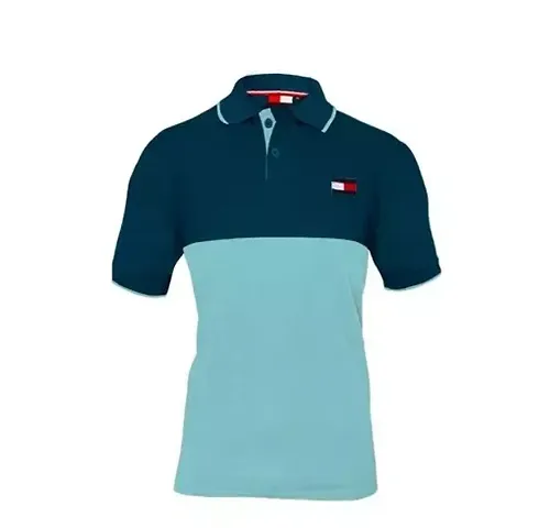 Stylish Men Poly Blend Polo T-Shirt