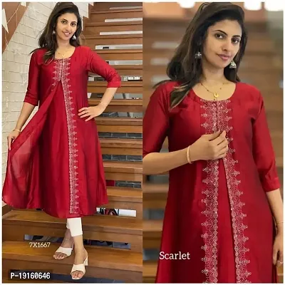 Fancy Vichitra Kurti for Women-thumb2