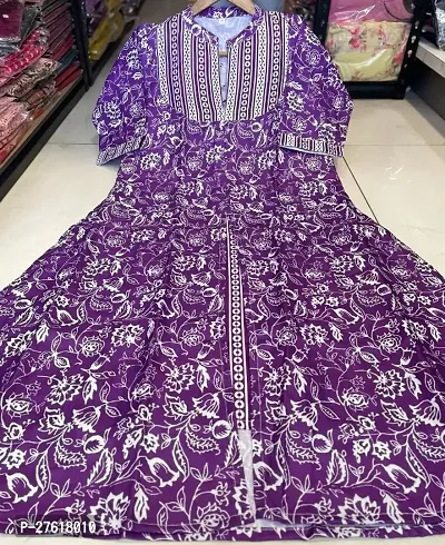 Stylish Cotton Ethnic Gowns For Women