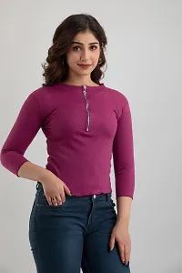 Zyla knitted crop top.-thumb2