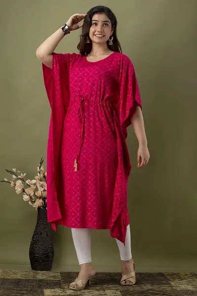 Stylish Kaftan Rayon Kurti