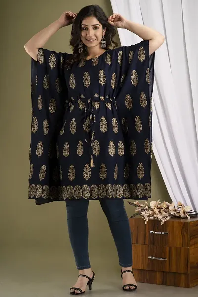 Stylish Kaftan Rayon Kurti