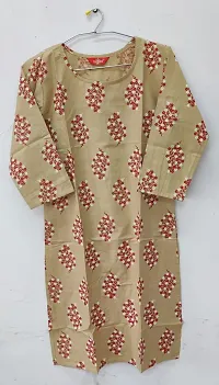 Zyla straight cotton kurta.-thumb1