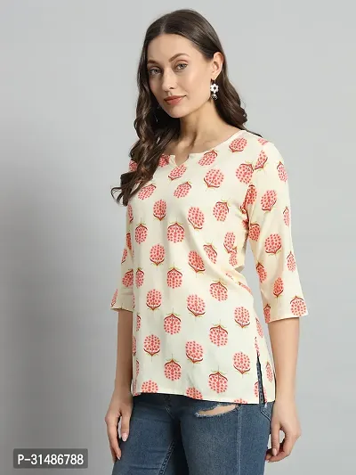 Stylish Viscose Rayon Printed Top for Women-thumb4