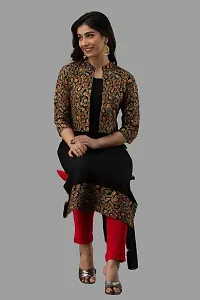 Classic Viscose Rayon Kurti with Jacket for Women-thumb3