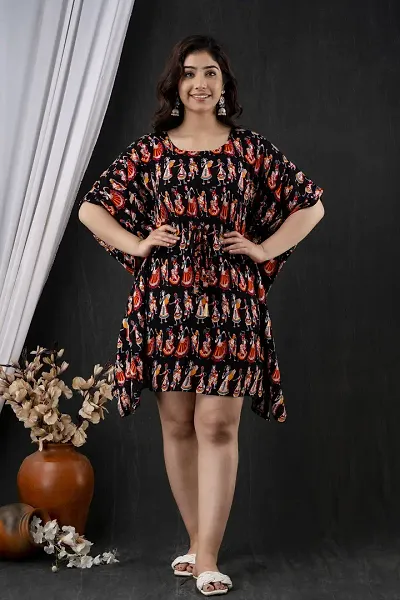 Rayon Kaftan Kurtis