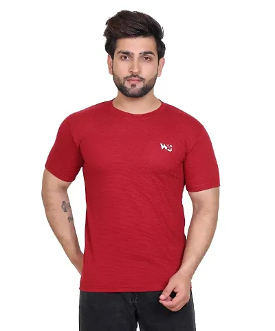 Classic Cotton Solid Round Neck T-Shirt For Men