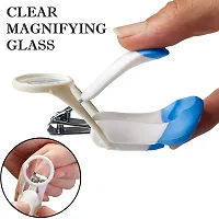 Trendy By Healofy Nail Cutter With Magnifier Zoom Lens For Newborn Babies Blue-thumb4