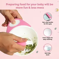 Healofy Baby Food Feeding Bowl and Masher for 6+ M-thumb1