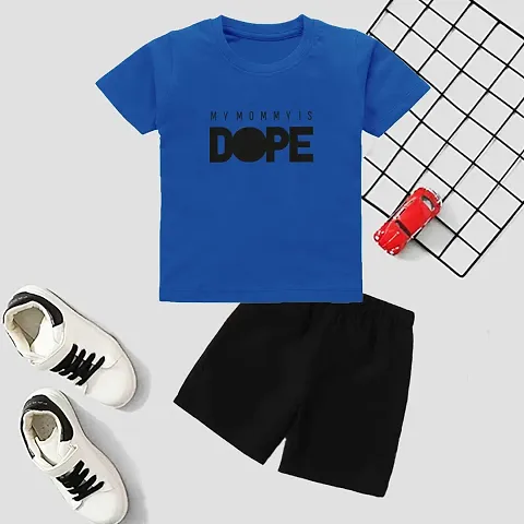 Fabulous Blend T-Shirts with Shorts For Boys