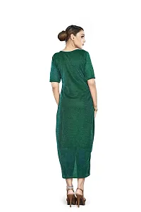 Kitmist Western Dresses for Women's One Piece Midi Long Dress for Girls Full Stitched Frock for Women Readymade Gown-thumb1