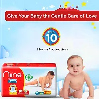 Niine Combo of Baby Diaper Pants Medium (M) Size (7-12 KG) 34 Pants and 20 Biodegradable Baby Wipes-thumb4