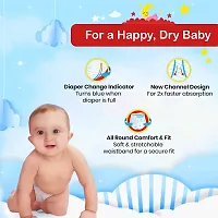Niine Combo of Baby Diaper Pants Medium (M) Size (7-12 KG) 34 Pants and 20 Biodegradable Baby Wipes-thumb2