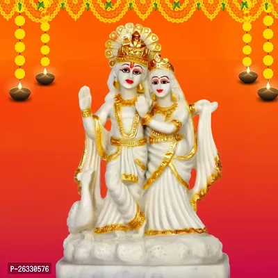 radha krishna idol radha krishna murti radha krishna statue radha krishna showpiece for pooja room showpiece figurine-thumb5