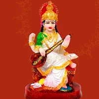 saraswati idol saraswati murti saraswati statue saraswati showpiece for pooja room showpiece figurine-thumb2