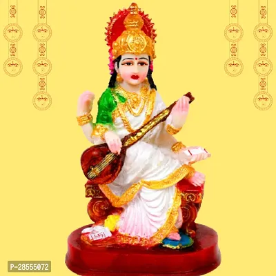 saraswati idol saraswati murti saraswati statue saraswati showpiece for pooja room showpiece figurine-thumb4