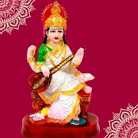 saraswati idol saraswati murti saraswati statue saraswati showpiece for pooja room showpiece figurine-thumb1