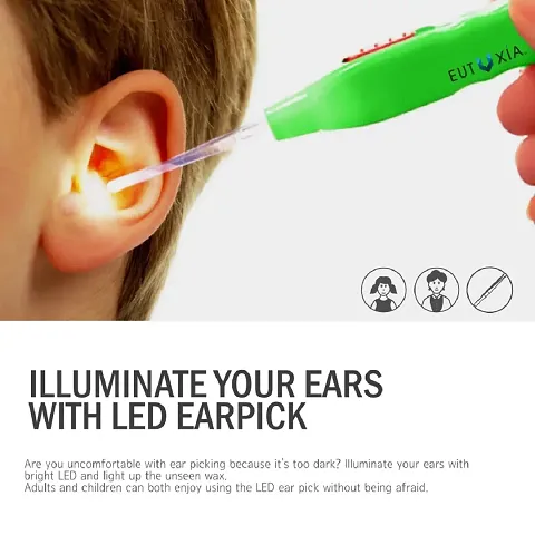 JUMP2STARS Ear Cleaning tools LED Flashlight Ear Pick Ear Wax light Remover