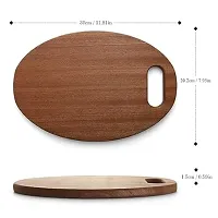 Small Wooden Cutting Board, Cutting Boards for Kitchen Easy Grip Handles (12 x 7.8)-thumb3