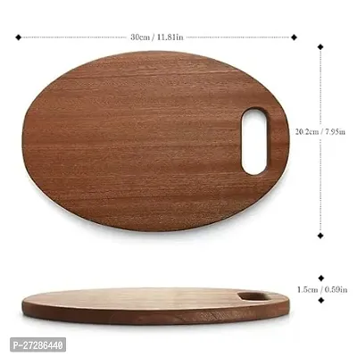 Small Wooden Cutting Board, Cutting Boards for Kitchen Easy Grip Handles (12 x 7.8)-thumb4