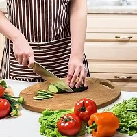 Small Wooden Cutting Board, Cutting Boards for Kitchen Easy Grip Handles (12 x 7.8)-thumb2