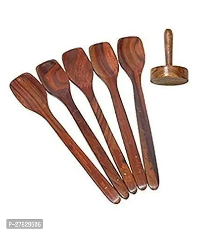 Spoons Non Stick Kitchen Tools Spatulas with Masher Pack Of 6-thumb0