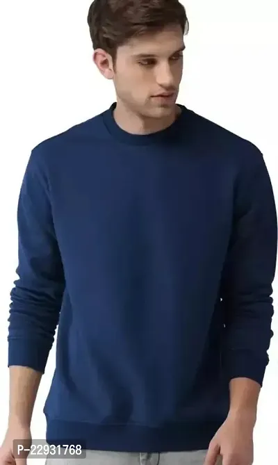 Stylish Men Fleece Sweatshirt-thumb0