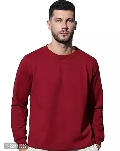 Stylish Men Fleece Sweatshirt-thumb0