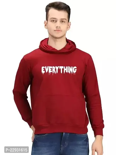 Stylish Men Fleece Hoodied SweatShirt-thumb0