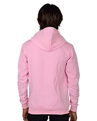 Men's Full Sleeves Avenger Printed Hooded Sweatshirt (Pink)-thumb1