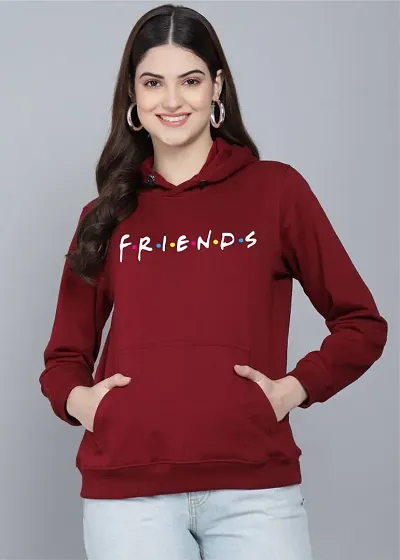 Stylish Women Fleece Hoodie Sweatshirt for winter