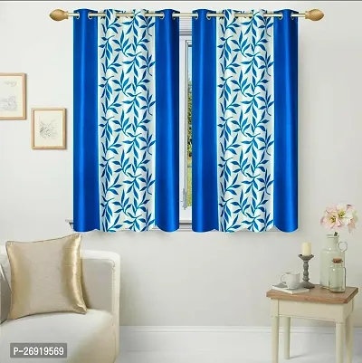 Stylish Polyester Printed Window Curtains Pack Of 2-thumb0