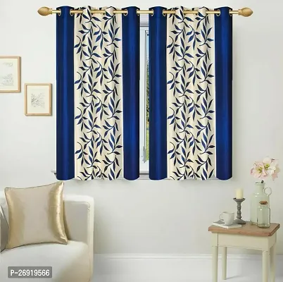 Stylish Polyester Printed Window Curtains Pack Of 2-thumb0