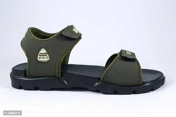 Mens Casual,Comfortable Sports Sandal For Walking (Mehandi)-thumb2
