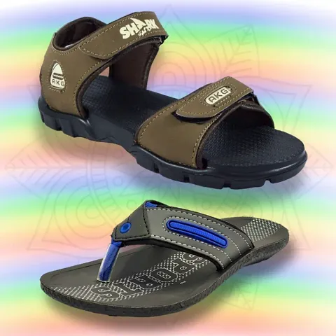 Mens Stylish Sandals Sleepers Combo | Comfortable Sandals Sleeper for Daily Outdoor Uses