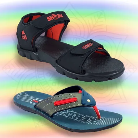 Mens Stylish Sandals Sleepers Combo | Comfortable Sandals Sleeper for Daily Outdoor Uses