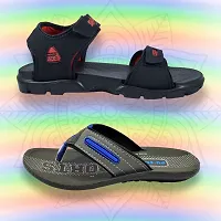 Mens Stylish Sandals  Sleepers Combo | Comfortable Sandals  Sleeper for Daily Outdoor Uses-thumb1