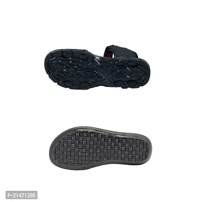 Stylish EVA And P.V.C Textured Comfort Sandals And Slipper Combo For Men-thumb3