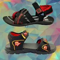 Stylish P.V.C And Eva Textured Comfort Sandal combo For Men-thumb2