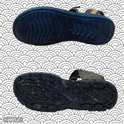 Stylish P.V.C And Eva Textured Comfort Sandal Combo For Men-thumb3