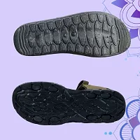 Stylish P.V.C AND EVA Textured Comfort SLIPPER AND SANDAL COMBO For Men-thumb2