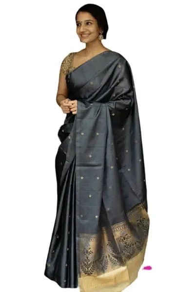 Art Silk Jacquard Sarees with Blouse piece