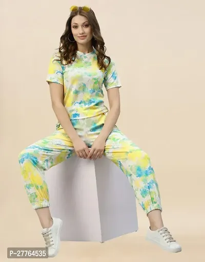 Classic Polyester Printed Top and Pyjama Nighty for Women-thumb0