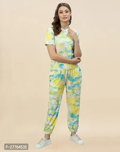 Classic Polyester Printed Top and Pyjama Nighty for Women-thumb4